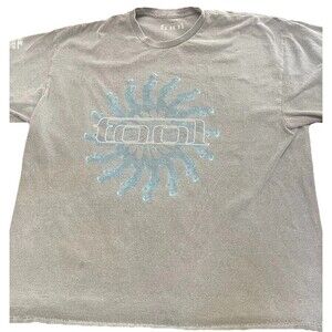 Vtg Tool Band Shirt L 10000 Days Spiral Logo Vicarious Era Y2K Grunge Fade Metal